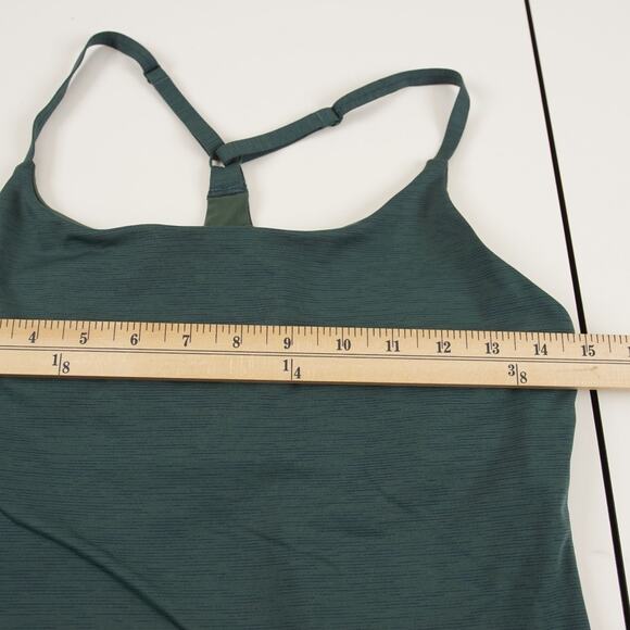 Outdoor Voices Techsweat Move Free Racer Back Tank Green Top Womens Sz M - Picture 3 of 7
